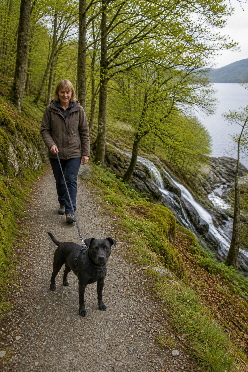 A dog enjoying Ullswater